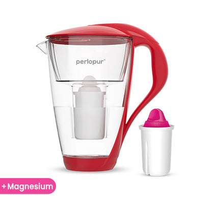 Glas-Wasserfilter inkl. 1 Filterkartusche