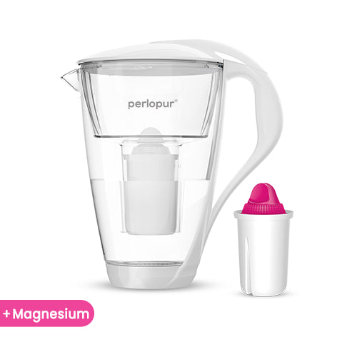 Glas-Wasserfilter inkl. 1 Filterkartusche