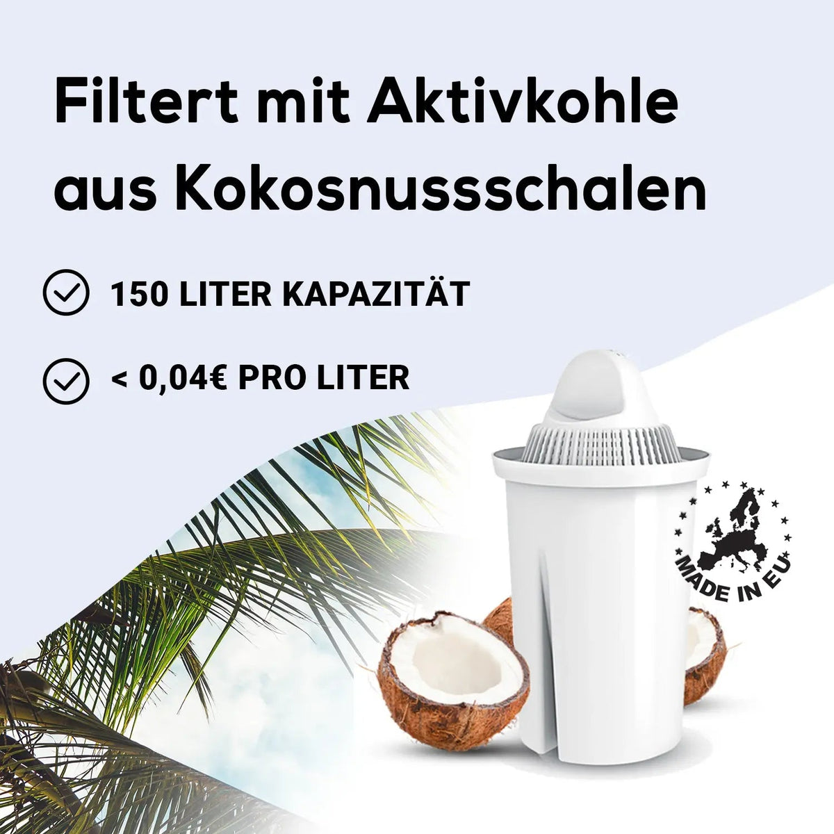 PearlCo Glas - Wasserfilter - Starter - Paket inkl. SOLID Filterflasche - paarlco.com