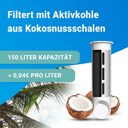 Trinkflasche SOLID mit Filter 0,7l