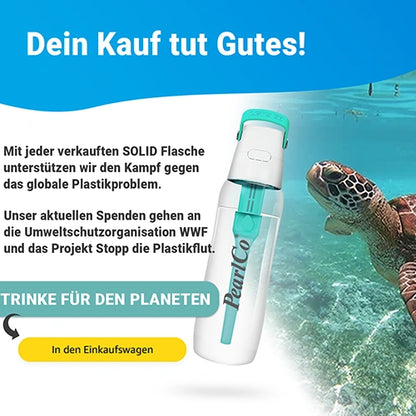 Trinkflasche SOLID mit Filter 0,7l