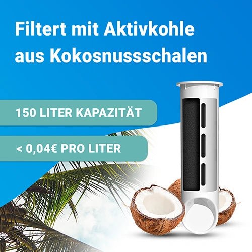 Trinkflasche SOLID mit Filter 0,7l - paarlco.com